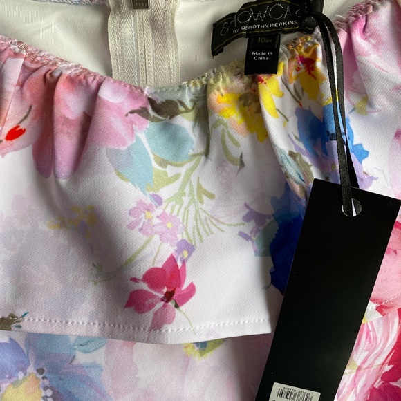 Dorothy Perkins Floral Off Shoulder Dress - Picture 8 of 8